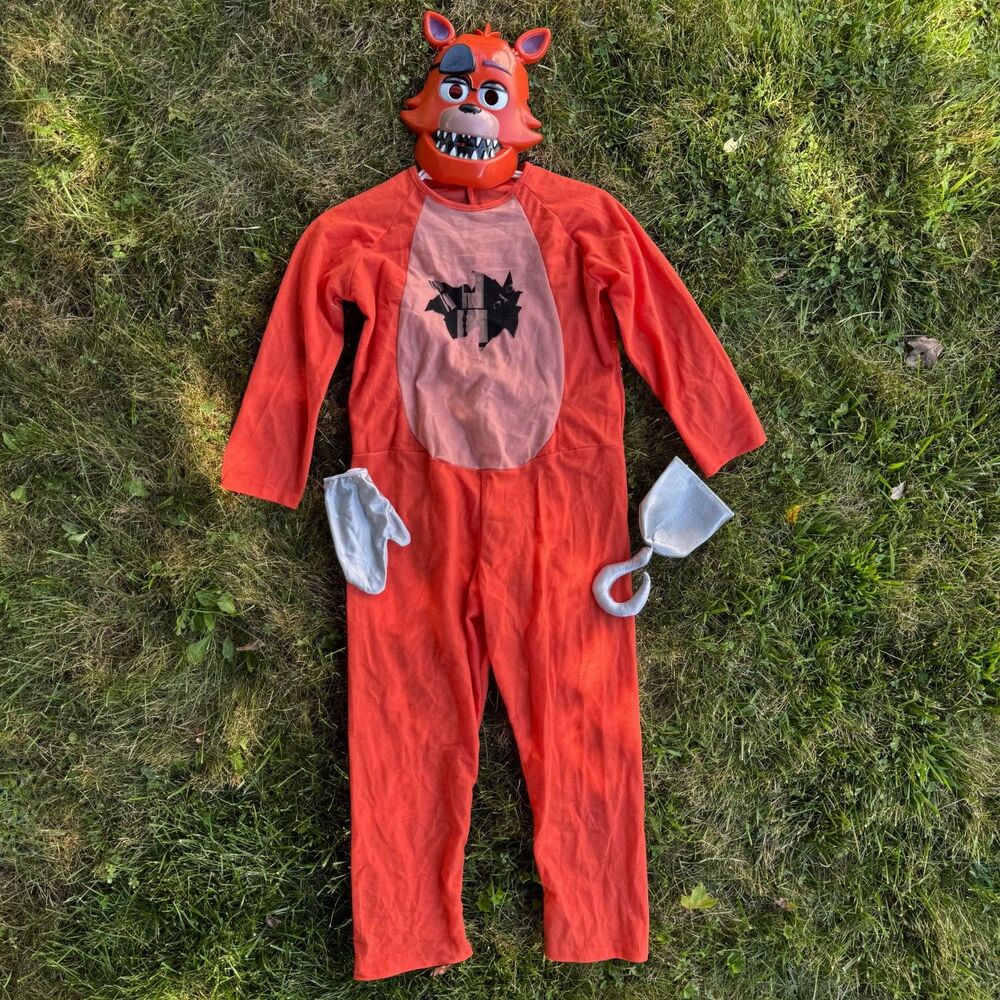 FOXY Costume Kids M 8/10 FIVE NIGHTS AT FREDDYS FNAF Medium Rubies Child Youth